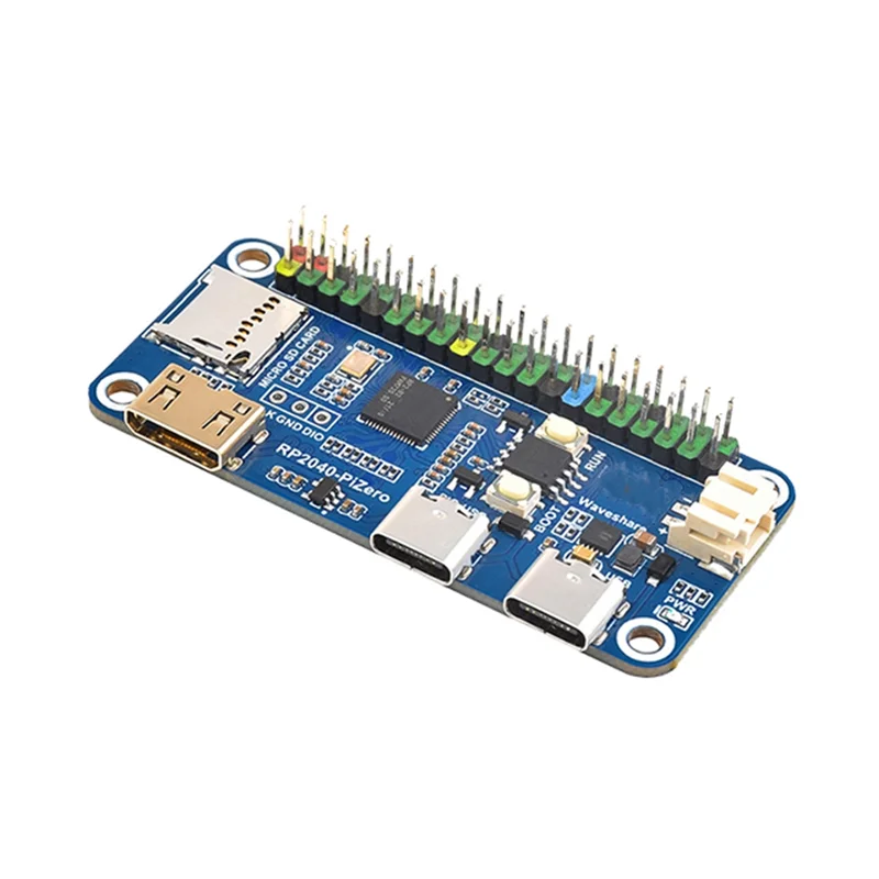 

Well Made-RP2040-Pi Zero Макетная плата 16 МБ Плата программирования Двухъядерный процессор DVI на базе Raspberry Pi 2040