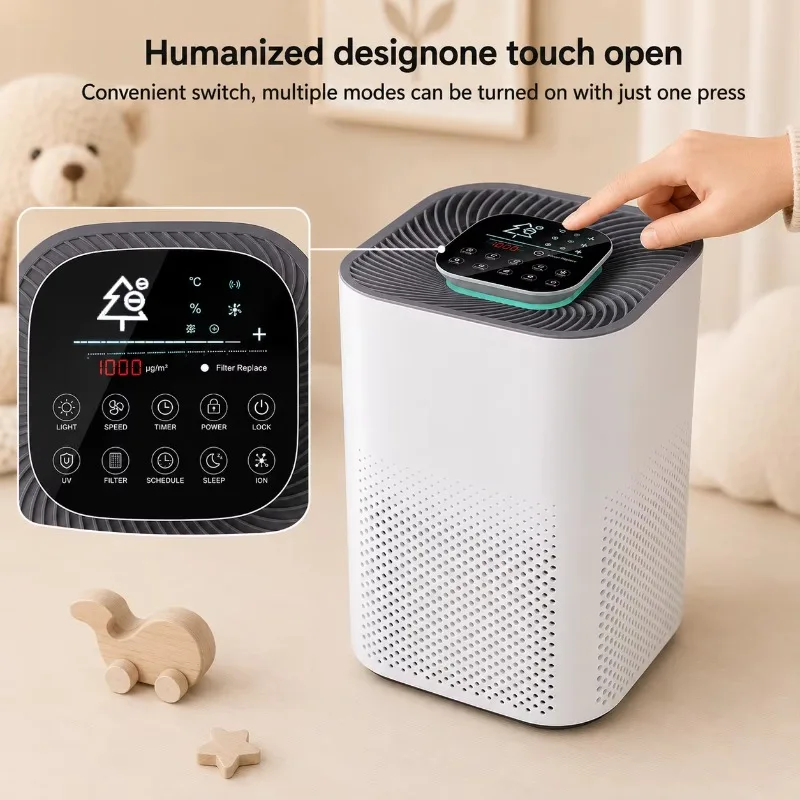 Portable Desktop WiFi Air Purifier for