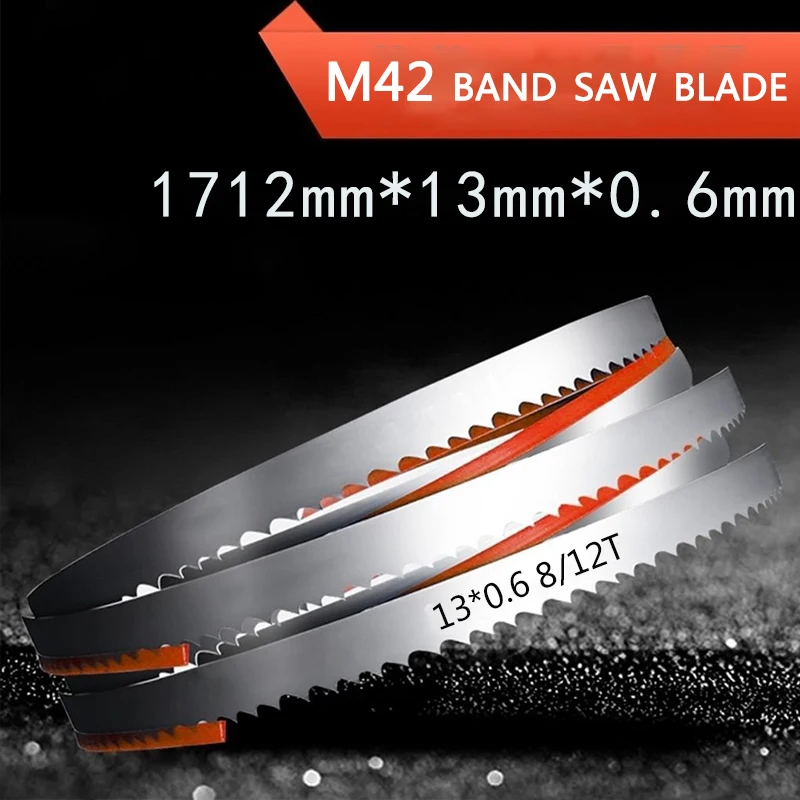 

（Customizable）1/2/3Pcs saw blade Top-Quality HSS Saw Blades for Industrial Production - 1712mmx13mmx0.6mm, Multi-Tooth Pitch