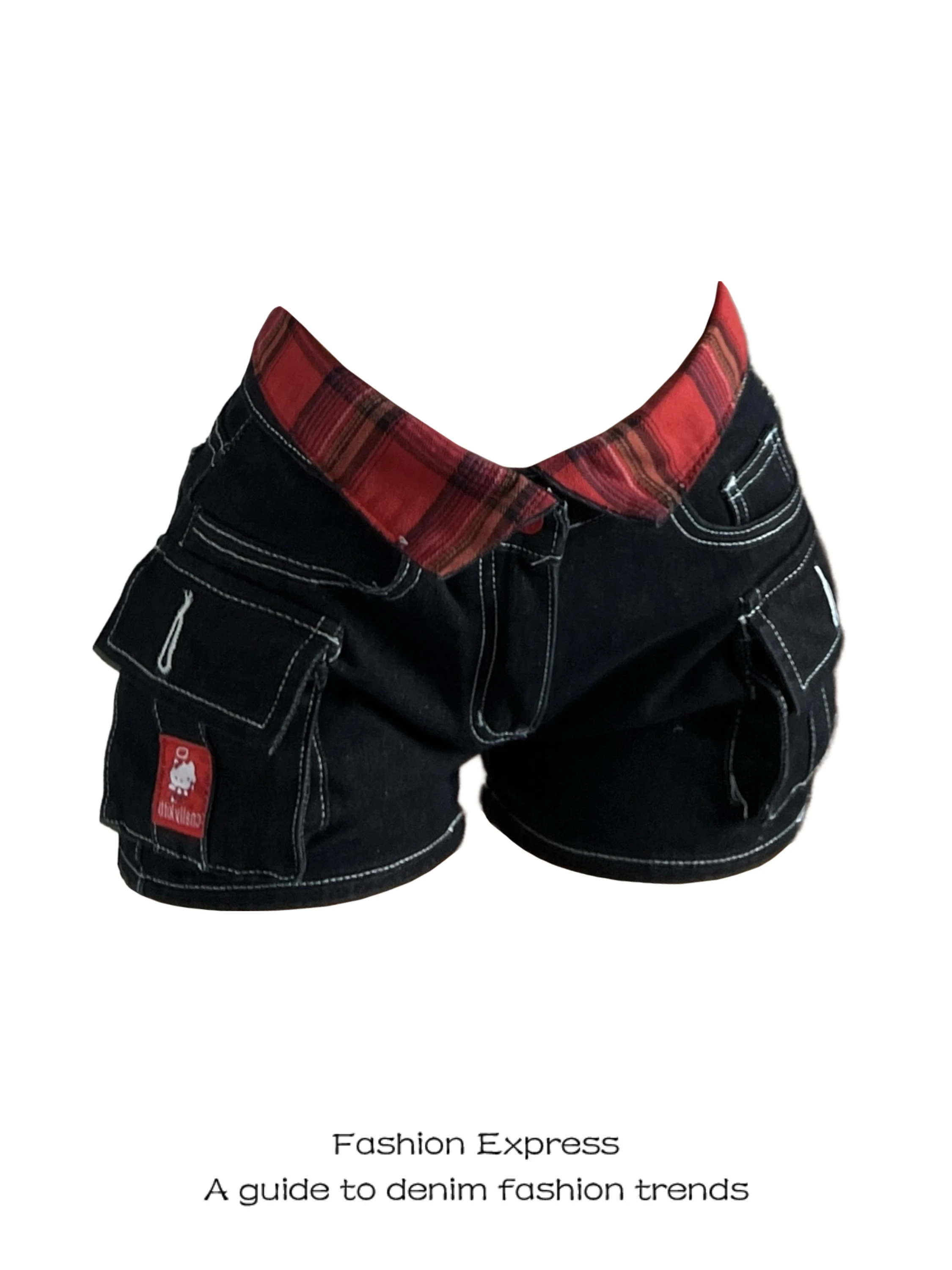 

Embroidery ort orts Women's Summer New Sle High Street Design Denim Skirt Tight Fit Low Waist Casual Jeans