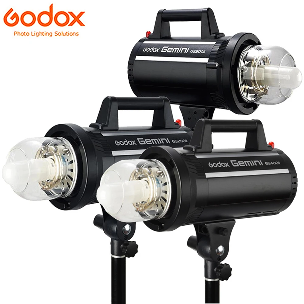 Godox GS200II 200WS / GS300II 300WS / GS400II 400WS 2.4G Wireless X System Studio Strobe Flash Light Photography Lighting