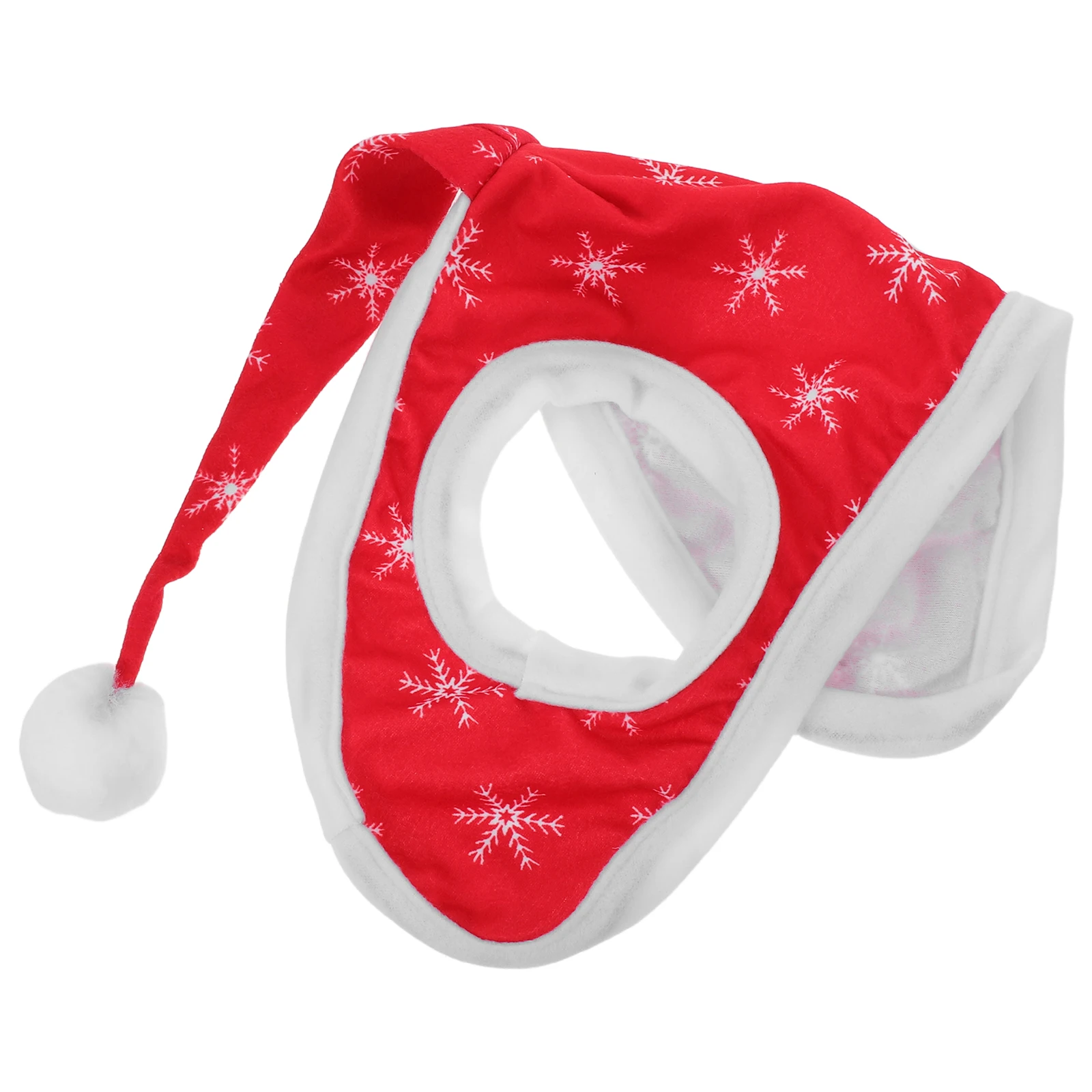 الأحمر ندفة الثلج الحصان عيد الميلاد قبعة عطلة موكب الحظيرة التقطت الصور الفوتوغرافية الخيول عيد الميلاد زي أغطية الرأس الحصان الأذن بونيه #2