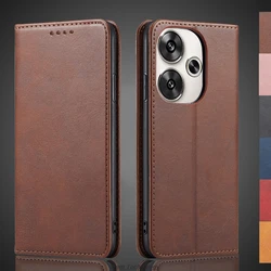 Magnetic attraction Leather Case for Xiaomi POCOPHONE POCO F6 Holster Flip Cover Case Wallet Phone Bags Fundas Coque
