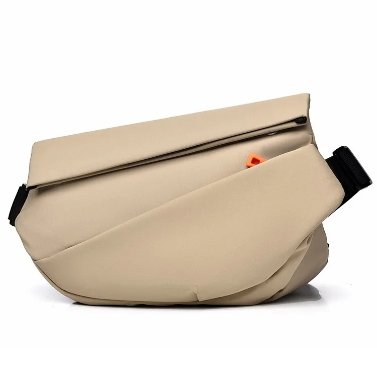 Men's Water-Resistant Multi-Functional Tactical Bag, Outdoor Durable Crossbody Chest Pack, Lightweight Motorcycle Shoulder Bag