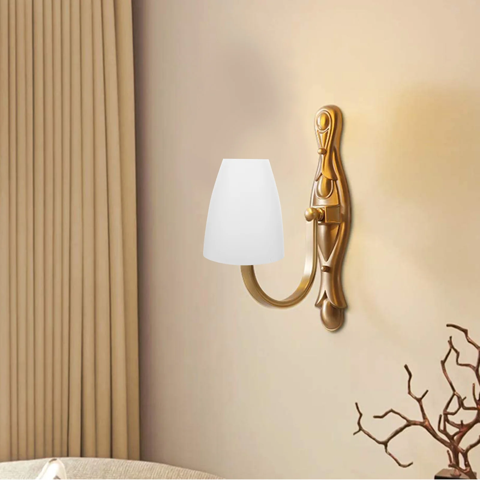 

2pcs Plastic Lampshade Table Lamp Shade Decorative Light Cover Horseshoe Shape Sturdy Easy Install For Home Hotel