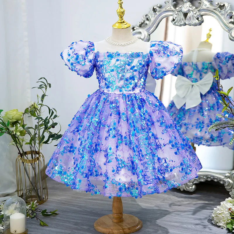 

Girl Kid's Dress for Kids Girl Prom Dresses for Formal Occasions Wedding Party Dress Years Dresses Ball Gowns Sukienka Gala