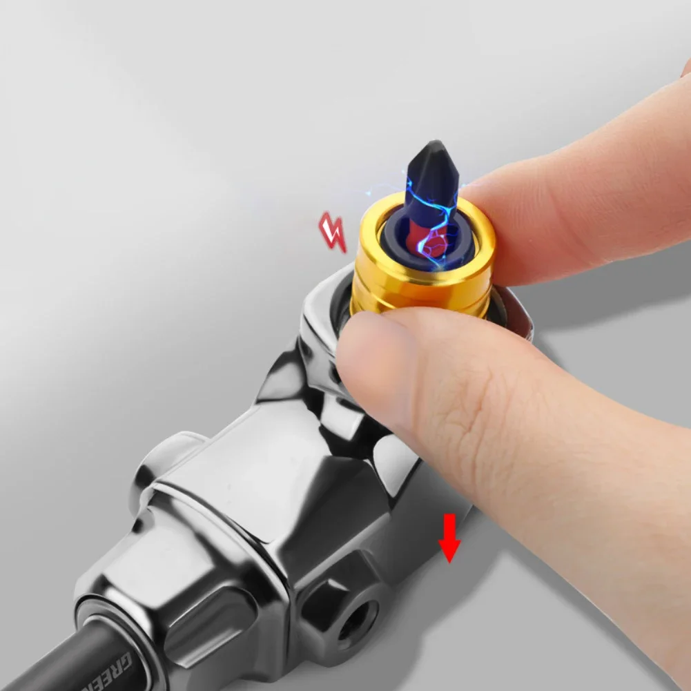 Rotatable 90 Degree Right Angle Drill Adapter For Confined Areas Suitable For Electric Drills And Nut Drivers Easy Operation