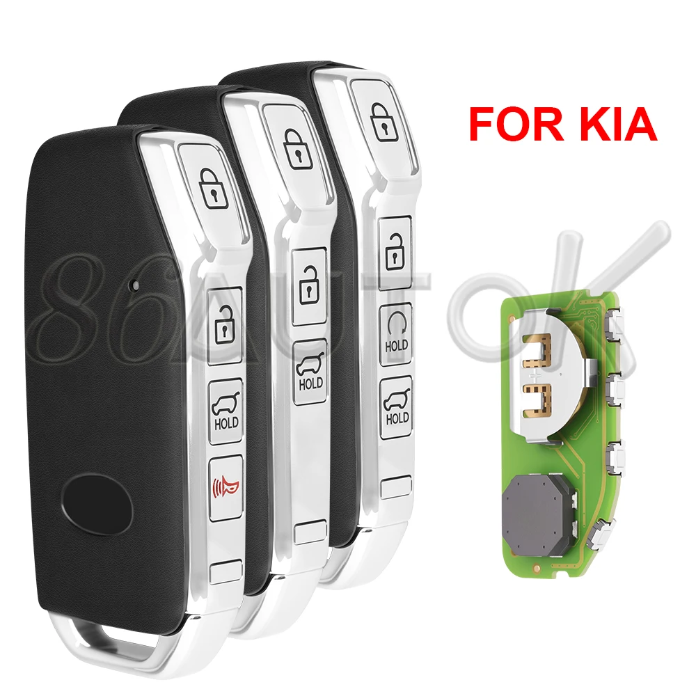 

86AUTOK - Умный ключ-пульт для Hyundai и KIA с чипом 47 4A 8A XZKA82EN VVDI Xhorse, глобальная версия, 3/4 кнопки