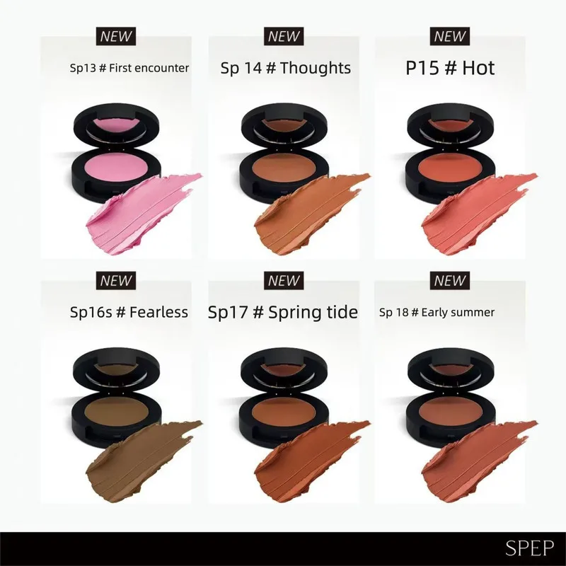 SPEP Multi-purpose Blush Cream Lipstick Highlighter - Long-Lasting Naturally Moisturizing Versatile Makeup for Enhanced Complexi