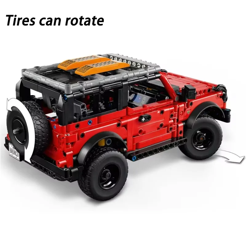 ใหม่เทคนิคการขับขี่แบบออฟโรดรถสปอร์ตชุดบล็อกตัวต่อรถเด็กการศึกษาของเล่นเด็กวันเกิดคริสต์มาสของขวัญ 943 ชิ้น