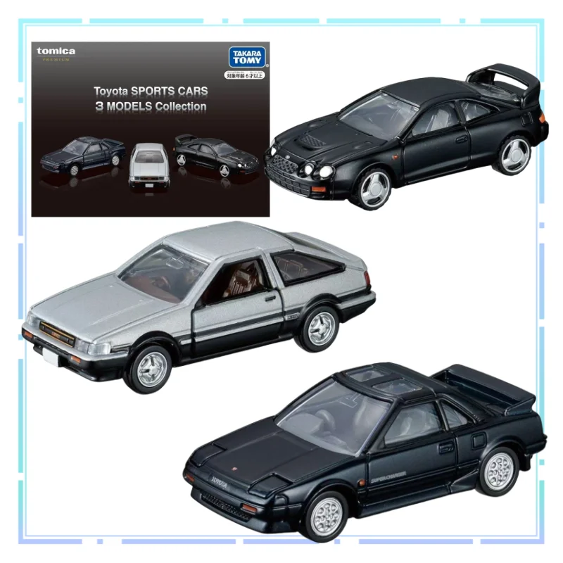 

TOMY Toyota Sports Car Set Alloy Car Model Simulation Collection Three Vehicle Decorative Ornaments Model Festival Gift Toys