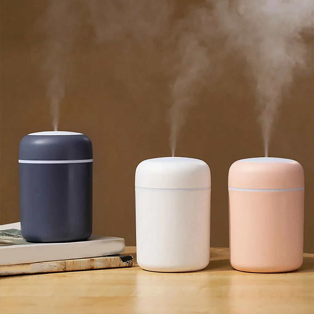 Mini Humidifier 300ml Portable Diffuser for Bedroom Office – Low Noise