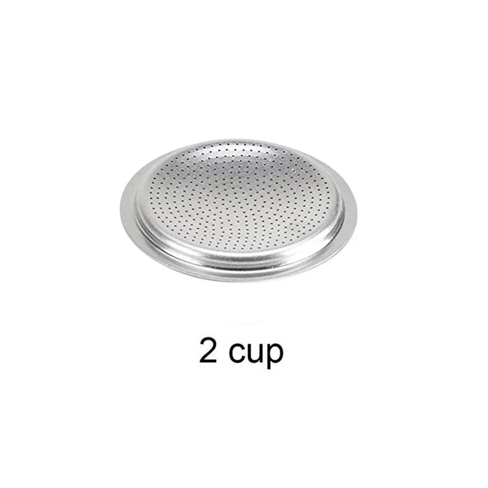 Spare Parts for Moka Cups Seal Gasket Filter Premium Aluminum Material Leakproof Design and Reliable Performance