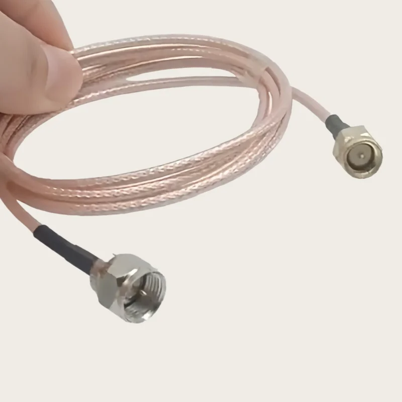 Câble RG316 Adaptateur F vers SMA, F mâle vers SMA mâle/femelle, 50 ohms, faible perte, câble de connexion RG-316