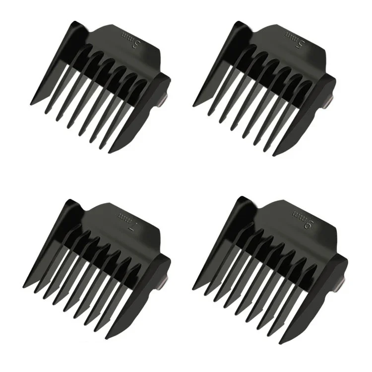 4Pcs Replacement Combs Trimmer Head for Philips Hair Clipper, Black - 3mm 5mm 7mm 9mm