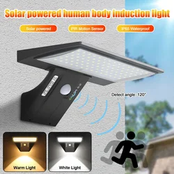 New Security Lights Solar Lights Outdoor Waterproof with Motion Sensor 4 Modes 90 LEDs Wall Lights for Porch Yard Garden