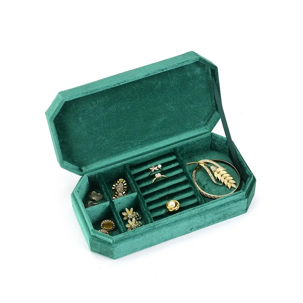 

Rings Necklace Jewelry Packing Bag Large Capacity Organizer Velvet Jewelry Holder Bracelet Earrings Jewelry Storage Case Travel