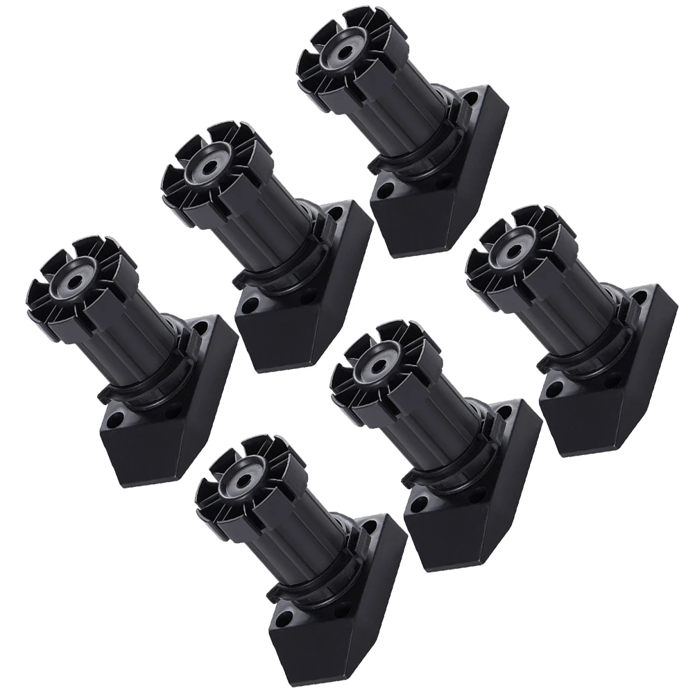 

1 set Adjustable Furniture Feet for Sofa Table Cabinet Height Support Black Quality Durable Simple Practical Tea Feet