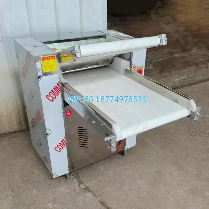 Wmwmnu Commercial Croissant Dough Sheeter Bakery Pastry Roller Sheeting Kneading Pizza Dough Press