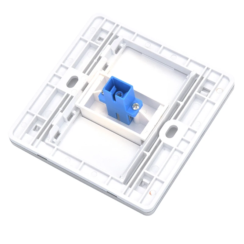 SC UPC Socket Wall Outlet Panel For SC/SC Optical Fiber Cable Port Connector Faceplate