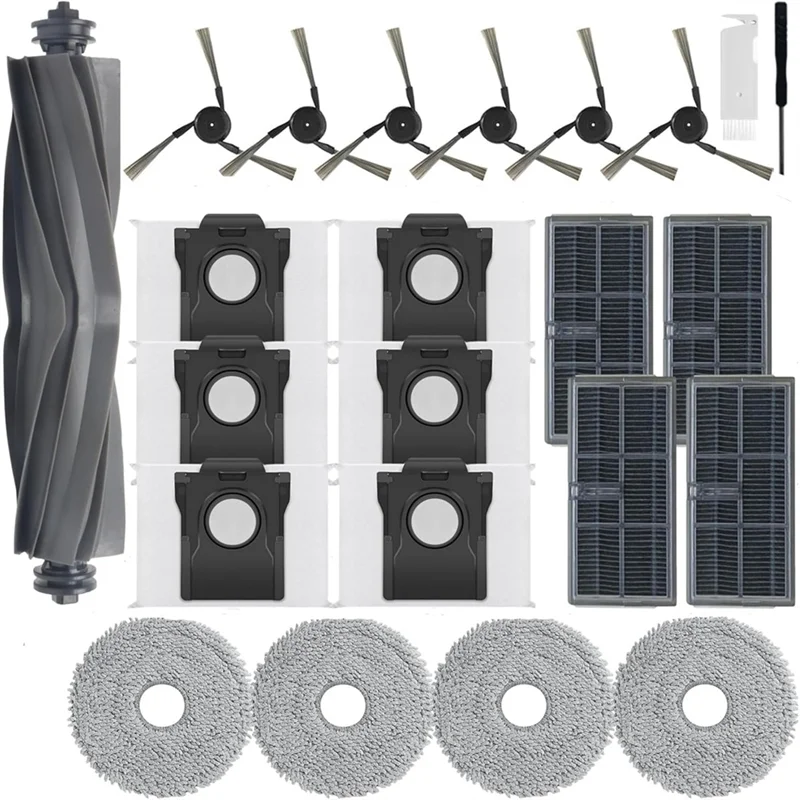 مجموعة استبدال A39T لقطع غيار Dreame X40 Ultra لـ Dreame X40 Ultra تتضمن فرش وسادات ممسحة ومرشحات