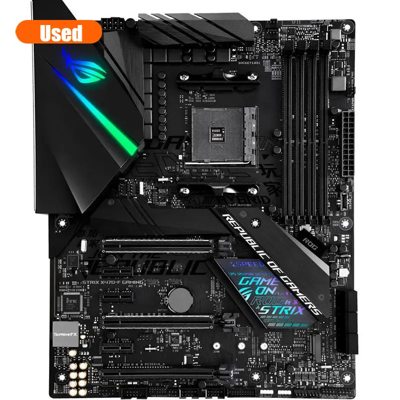 ASUS ROG Strix X470-F Gaming Motherboard AM4 AMD X470 SATA 6Gb/s ATX AMD ASUS Motherboard