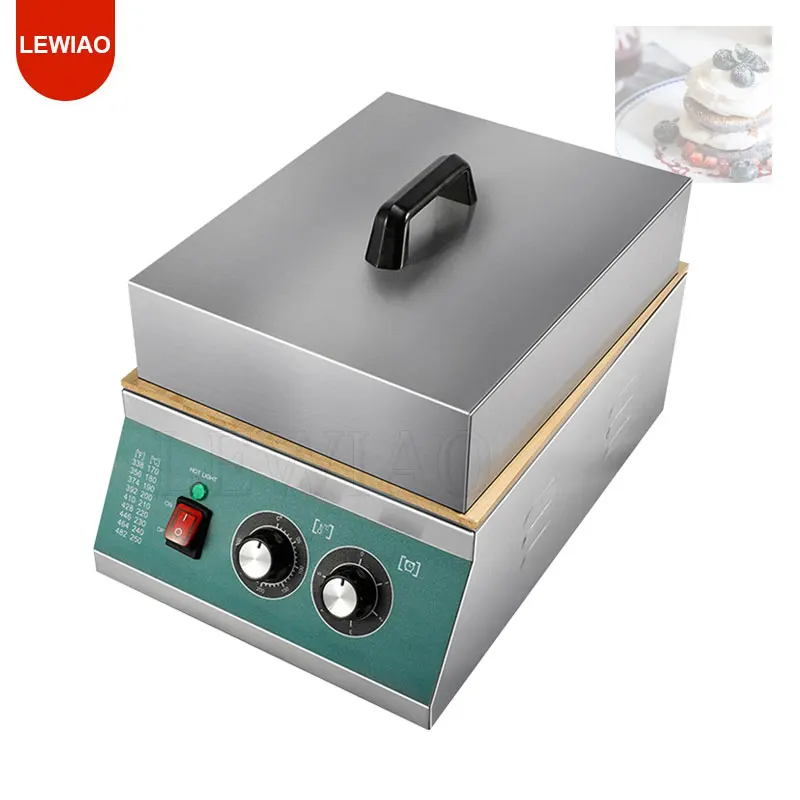 Máquina comercial para hacer soufflé, 110V, 220V, máquina para aperitivos, sartén de cobre, calentamiento rápido, panqueque esponjoso, máquina para hacer soufflé