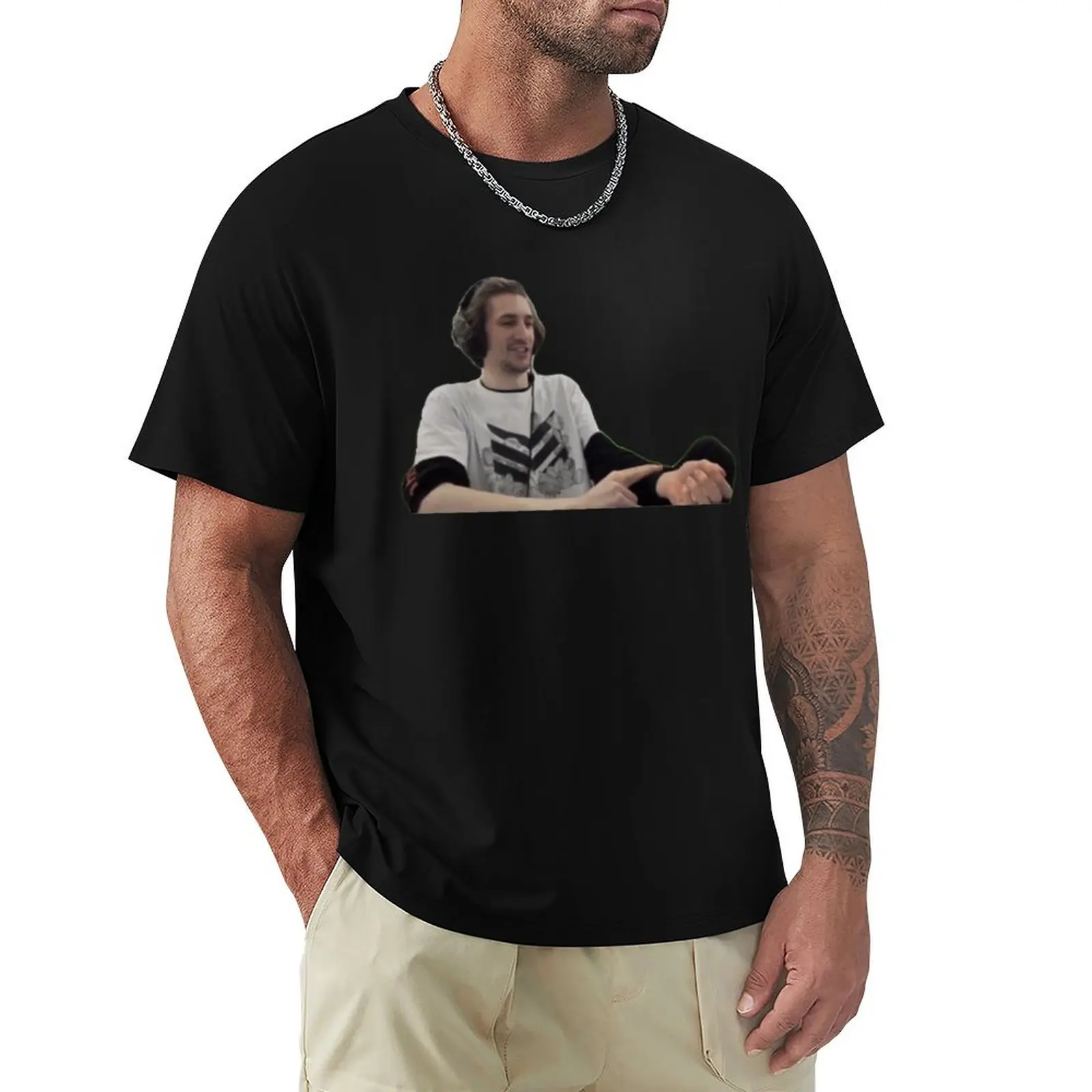 xQc SHEESH T-Shirt Fashion Simple Casual Tee Shirt