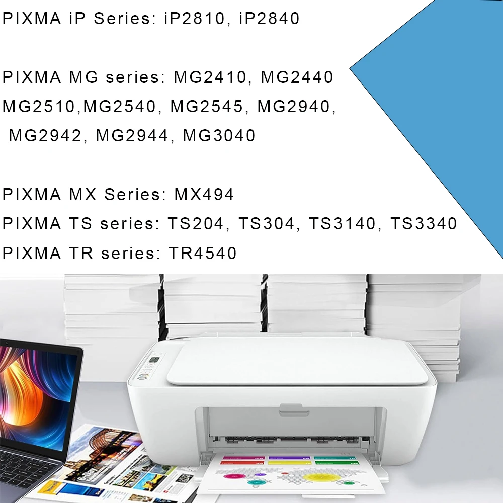 445 446 PG445 Pg 445 CL-446 Refillable Ink Cartridge For Canon PG-445 CL446 Pixma IP2840 MX494 MG2440 MG2540 MG2940 Printer