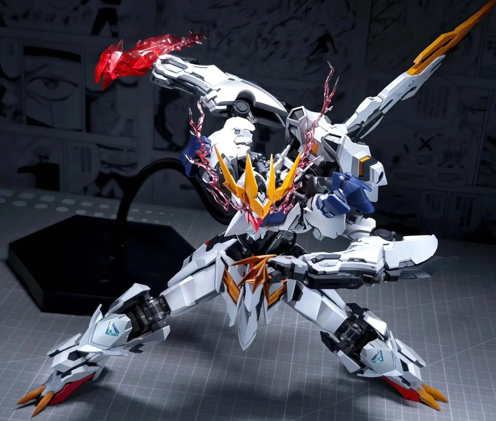 Wolf Technology Figur 1/100 Wolf King Legierungsskelett-Bausatz Mecha Stitch Montagemodell-Kit Actionfigur Spielzeug Geschenke