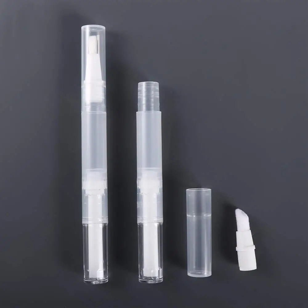 Makeup Tool Gloss Container Transparent Twist Pen Travel Cosmetic Container Empty Nail Oil Pen Rotating Repacking Vacuum Pen