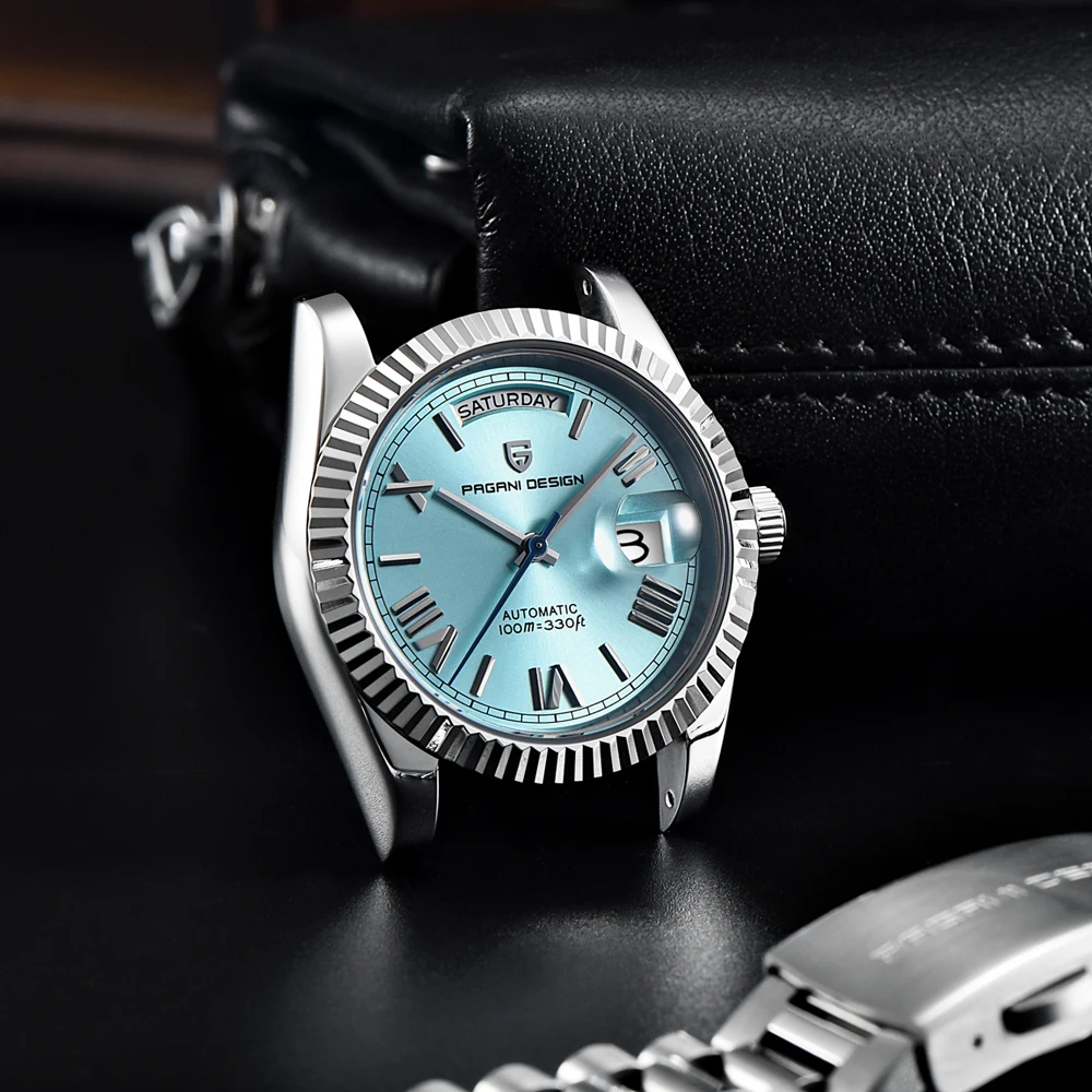 2025 جديد PAGANI تصميم DD36 ساعات آلية للرجال ساعة أوتوماتيكية للرجل AR الياقوت تاريخ مقاوم للماء ساعة الموضة الرجال هدية