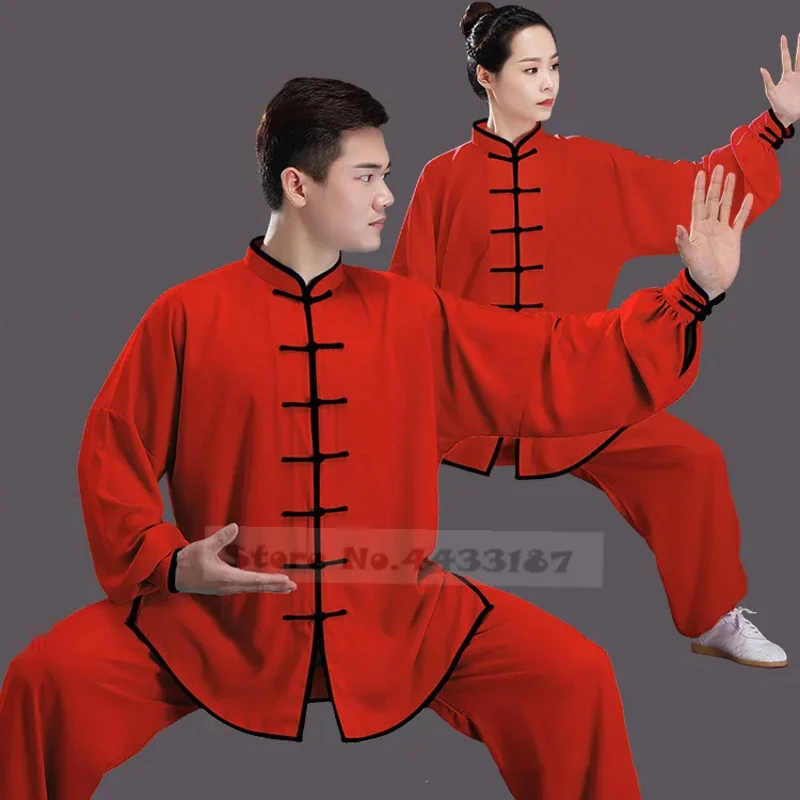 Clothing Loose Chinese Traditional Tang Suit Kung Fu Clothes Retro Oriental Unisex Tai Chi Elastic Waist Viscose Loungewear 3XL