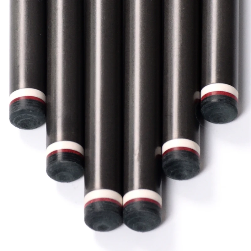 

Low deflection high-precision billiard cue, high-modulus carbon fiber forearm with customizable tip sizes.