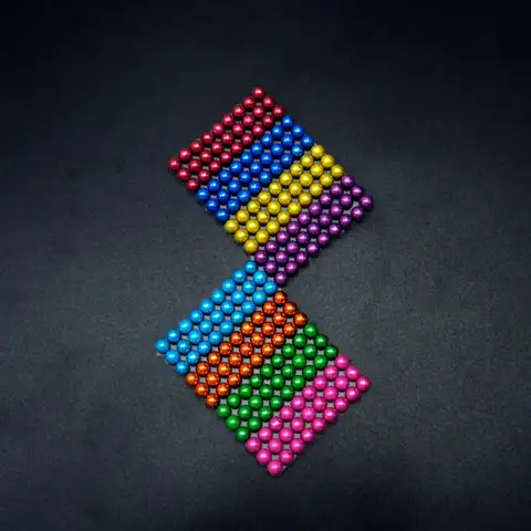 216Pcs Colorful Round Magnet Balls Strong Magnetic Beads Used In The Family Refrigerator Ornament Office Whiteboard Pushpins