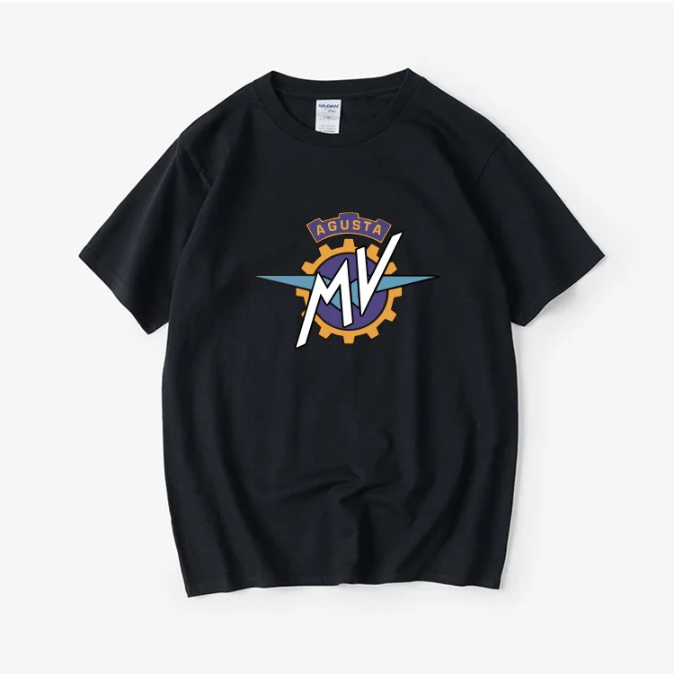 

2025 MV Agusta Augusta Motorcycle Club Around T-shirt Short Sleeve Personality Clothing Men and Women Instagram
