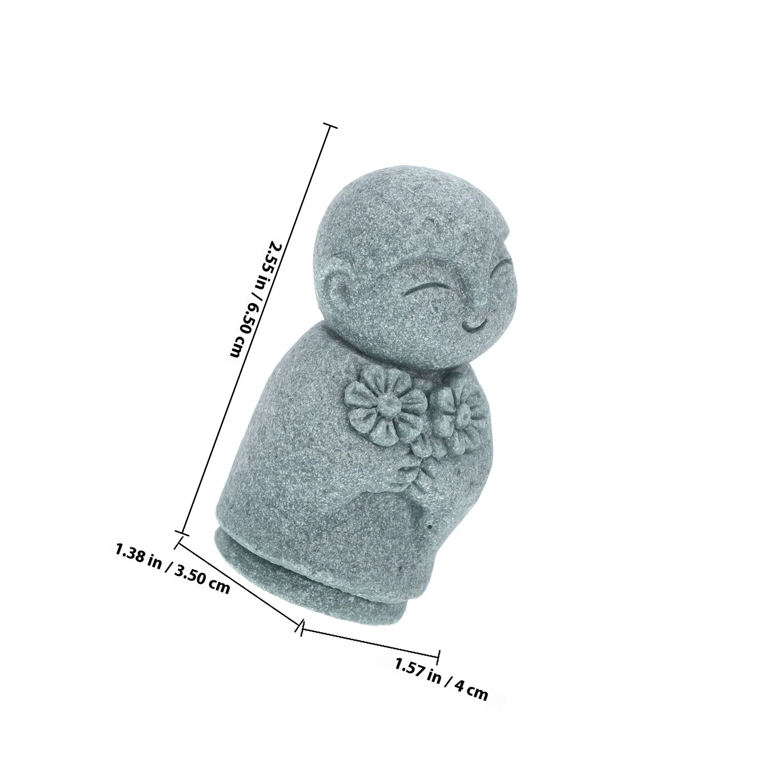 1 قطعة تمثال بوذا الصغيرة سطح المكتب ديكور زن الحرفية للمنزل مكتب التأمل داخلي زخرفة تماثيل بوذا للديكور المنزل