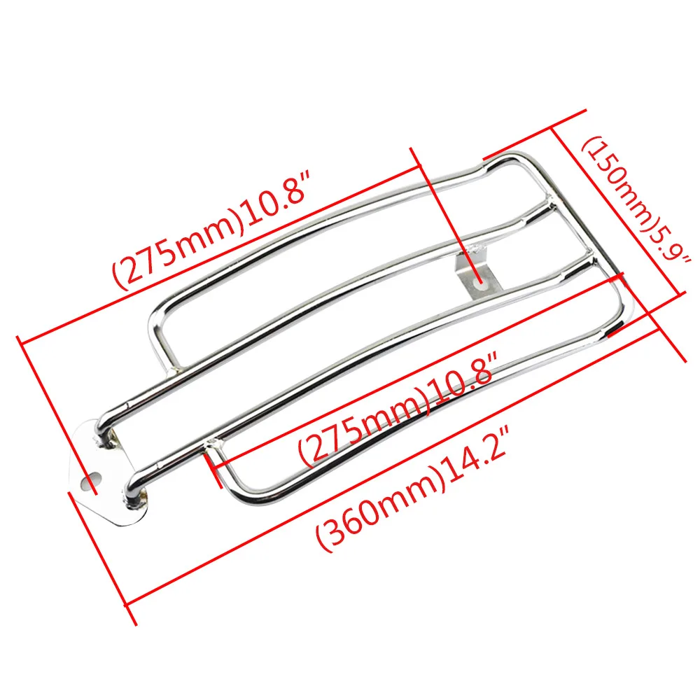 Rear Luggage Rack For Harley Sportster XL XLH 883 1200 883C 1200C 1985-2003 Motorcycle Solo Seat Fender Carrier Accessories