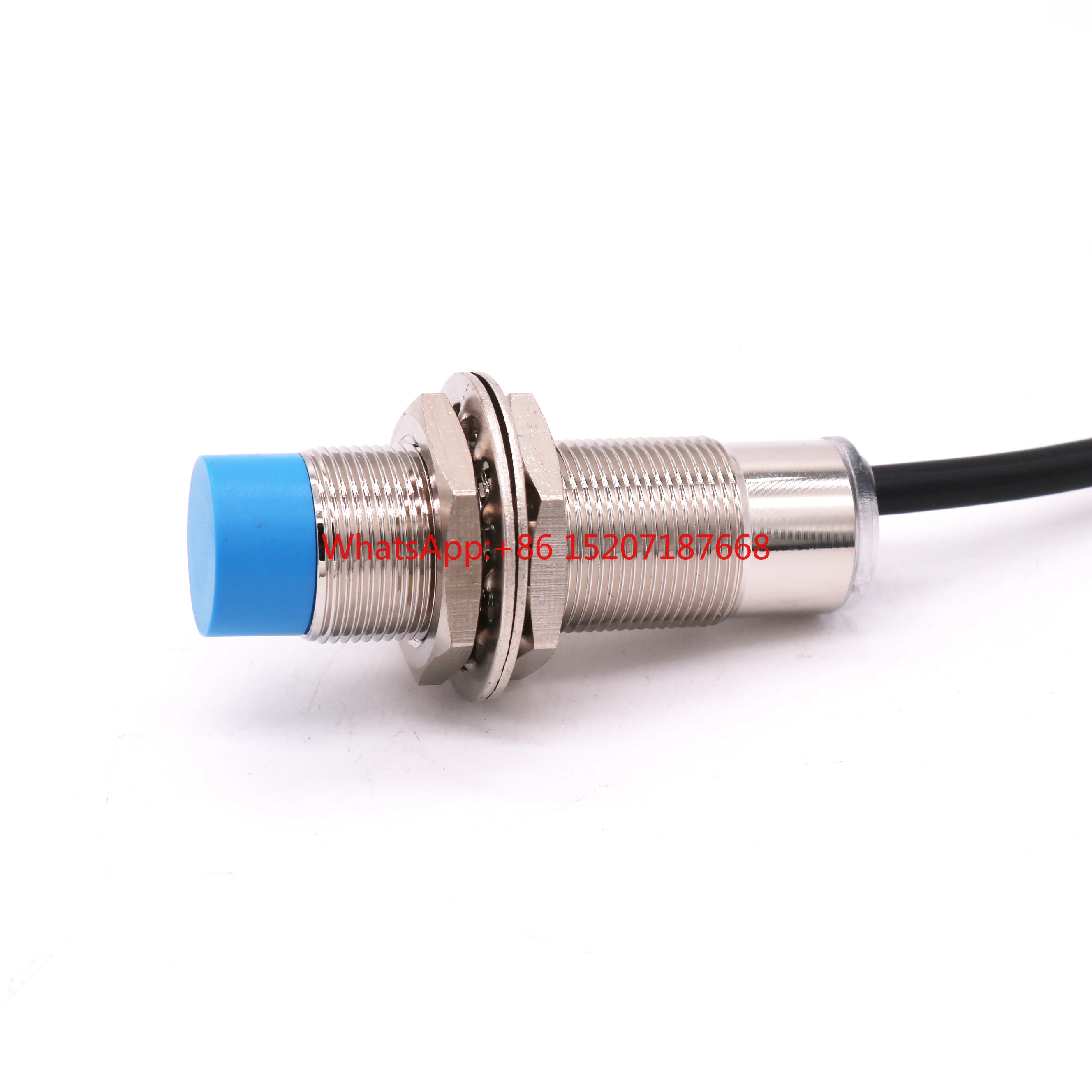 DINGGAN dc 2 wires metal housing M18 cylindrical proximity switch ITC18 inductive sensor 8mm sensing distance 2m cable way