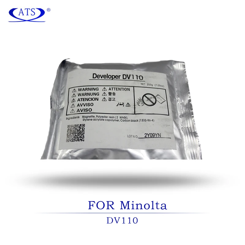 1PC DV110 DV-110 Developer Powder For Konica Minolta 152 183 1611 2011 162 210 163 220 DI181 EP105A Copier Spare Parts