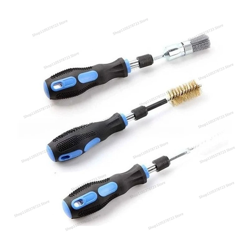 For 19 Pieces Auto Repair Injector Base Cleaning Auto Repair Tool Set