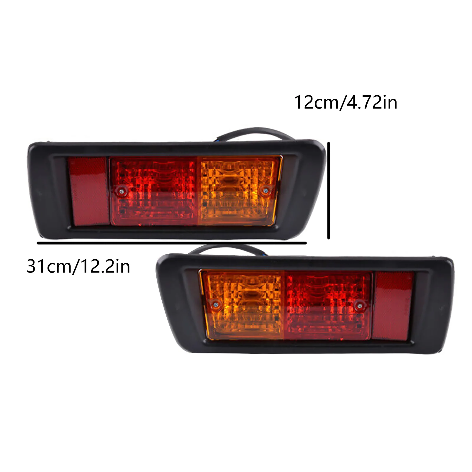 2Pcs/Set Car Rear Bumper Lights Tail Lamp 81550-60440 81550-60520 Replacement For Toyota Prado J90 95 1995-2003 Auto Accessories