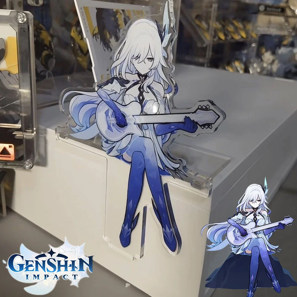 Game Genshin Impact Skirk Cosplay Stand Acrylic Figure Standing Plate Desk Decoration Unisex Collection Prop