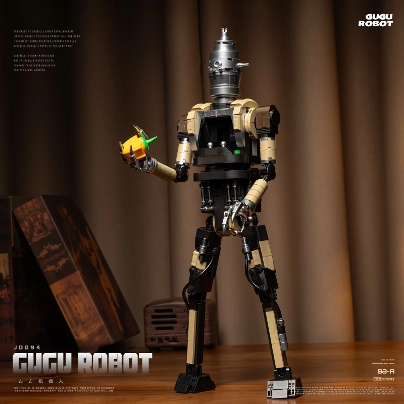 

Robot building block assembly set, living room home building block model, suitable as a gift for building block enthusiasts.