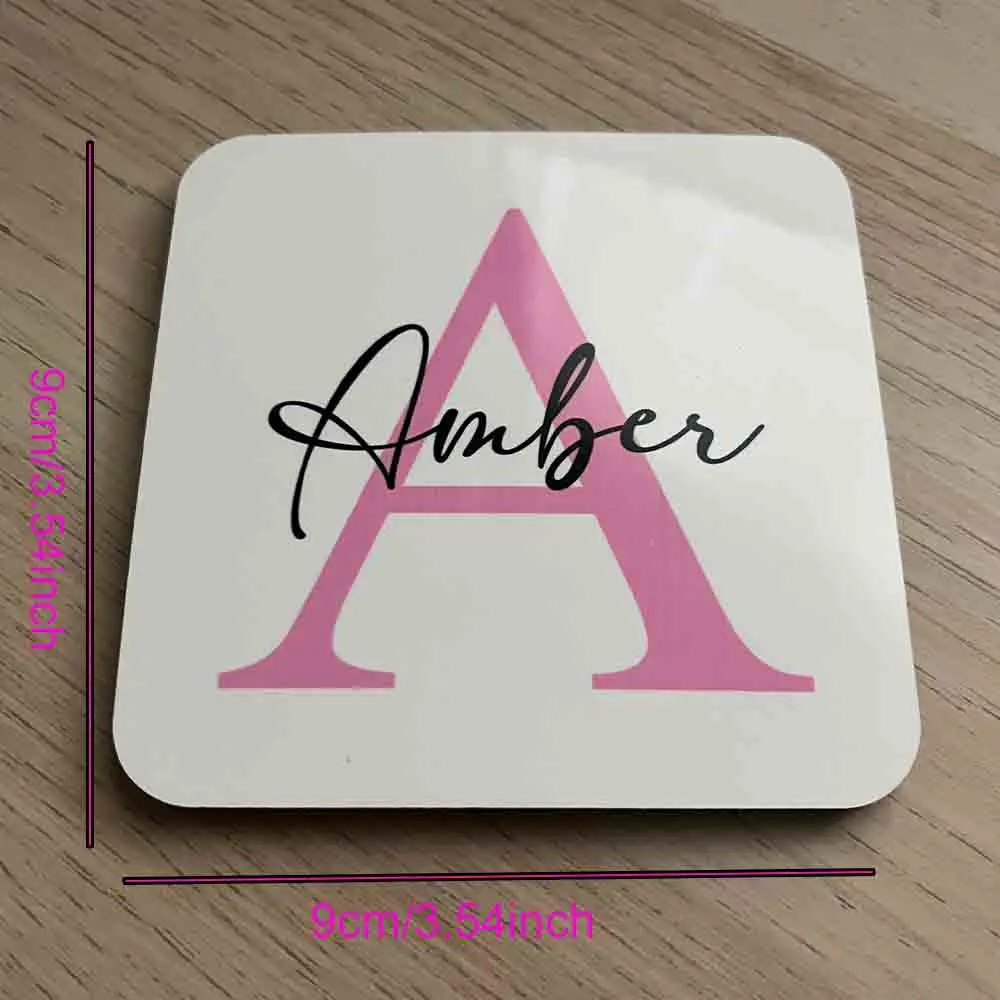 Customized personalized photo coasters - Retro-style photo coasters, customized photo coasters, customized coasters, great famil