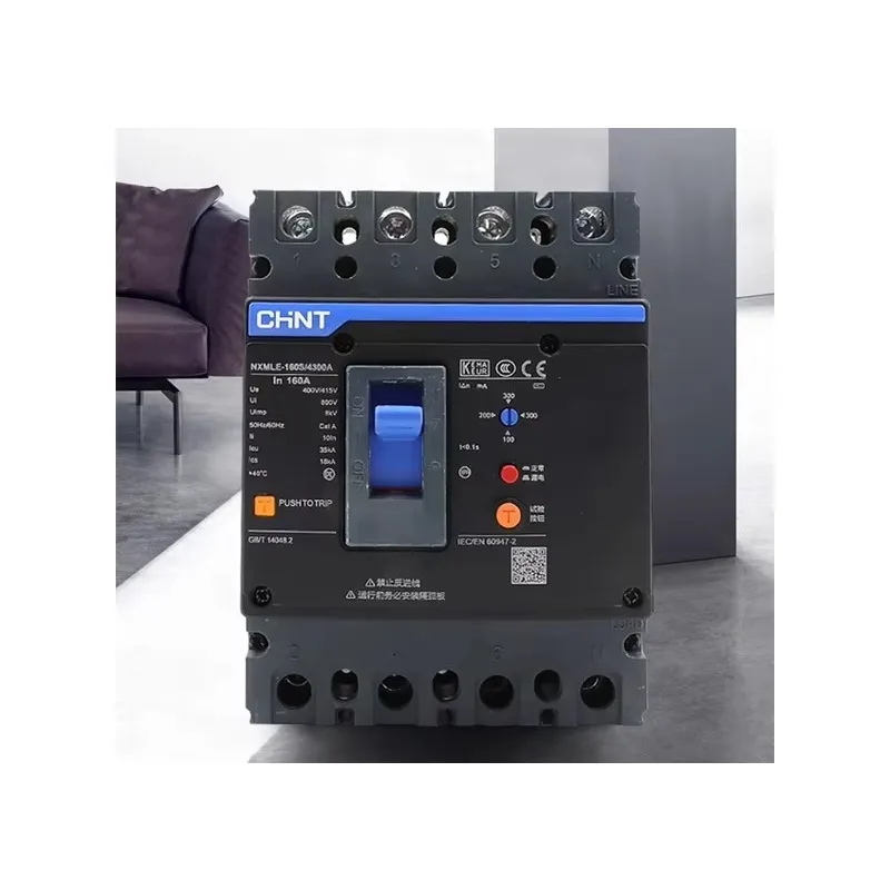Chint Kunlun leakage protector molded case circuit breaker NXMLE-125S 250S/4300A 160A 4P