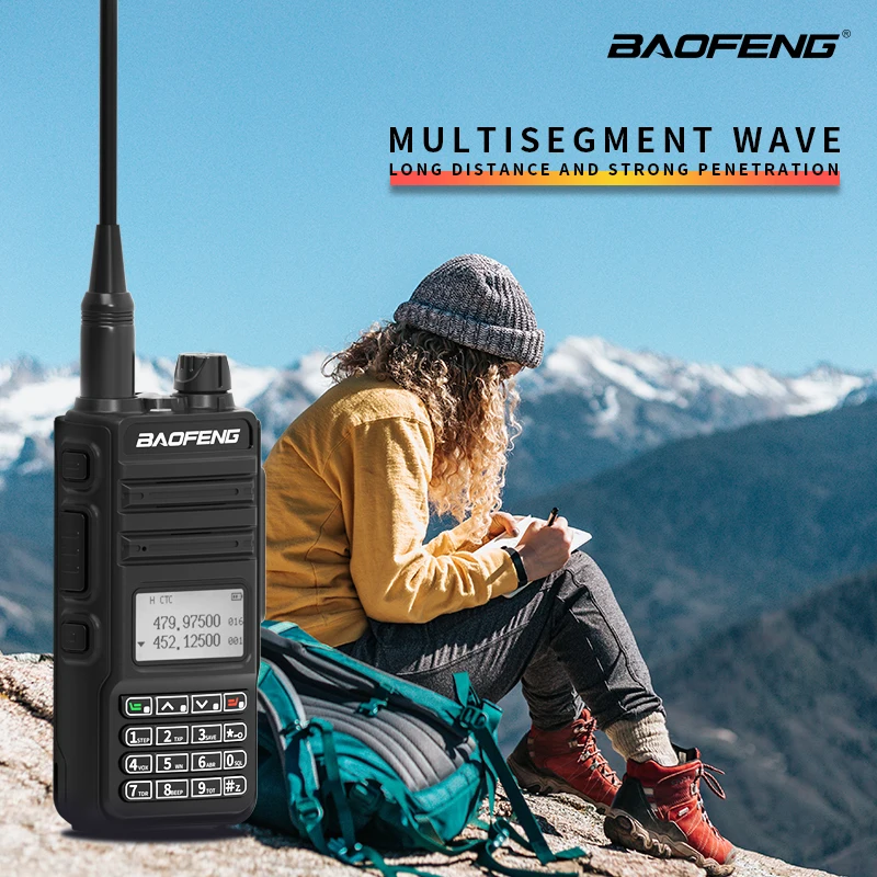 Baofeng RD-K5 Max el telsizi şifreleme parazit önleyici hava bandı 108-136 Mhz 5W 5-10KM Uhf Vhf İki yönlü radyo