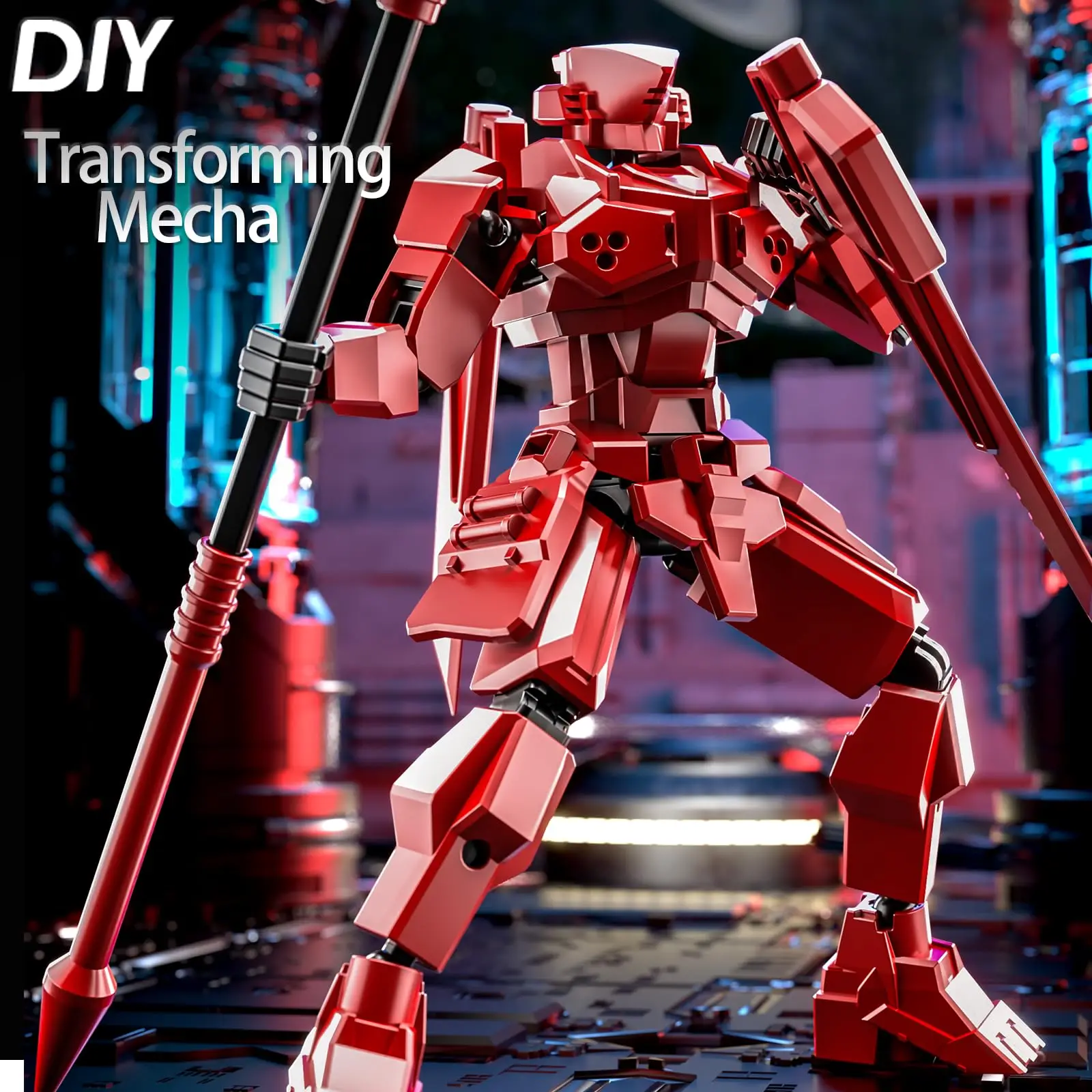 T13 Action Figure, Assembly Completed Shield Warrior Titan 13 Action Figures, Multi-Jointed Movable Action Figure, Lucky 13 Robo