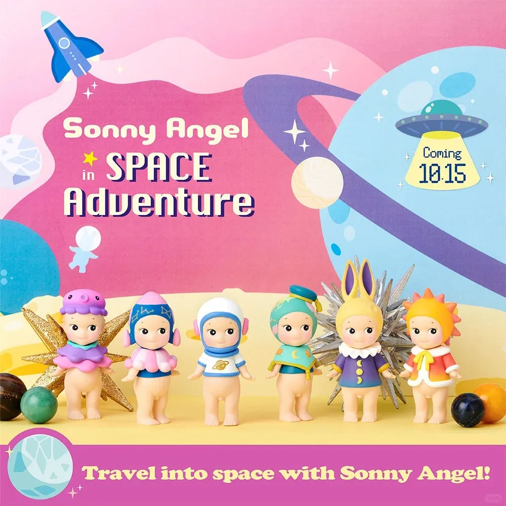 Sonny Angel Space Adventure Space Series Mystery Box  Toys Doll Cute Anime Action Figure Ornaments Fans Collect Birthday Gifts