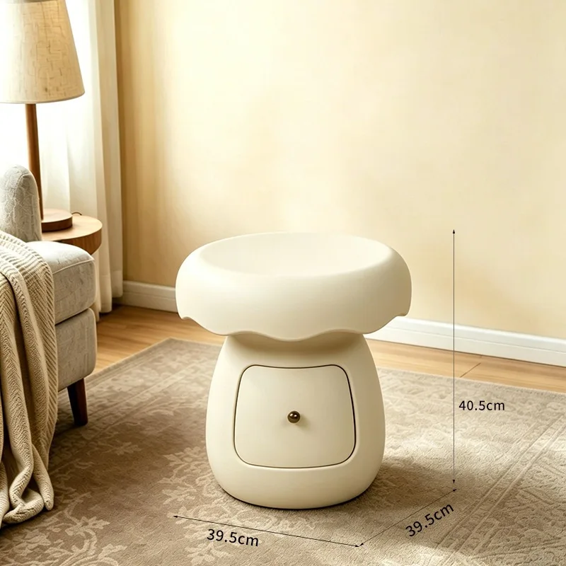 Sofa side a few Nordic light luxury bedside ornaments small coffee table home living room creative cream wind small table